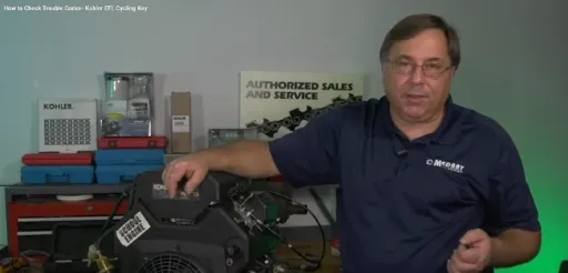 How to Check Trouble Codes- Kohler EFI, Cycling Key